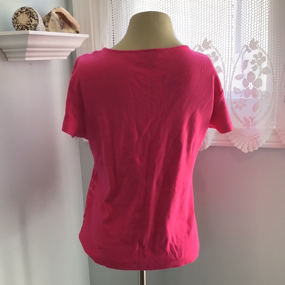 Rafaella sequined top with square neckline. EUC - Picture 5 of 13